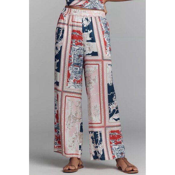 NWT Size 3X - Anthro  The Brooklin Printed Wide-Leg Pull-On Pants (NWT US$ 128) - Picture 5 of 16